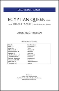 Egyptian Queen Concert Band sheet music cover Thumbnail